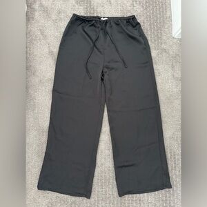 Satin black Princess Polly pants